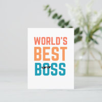 World's Best Boss, funny office gift for boss