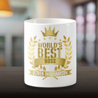 World's Best Boss Gold 5 Star