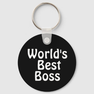 World's Best Boss Keychain