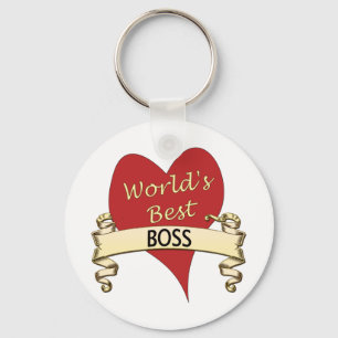 World's Best Boss Keychain