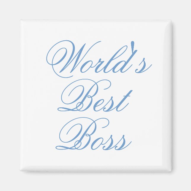 Worlds Best Boss Magnet (Front)