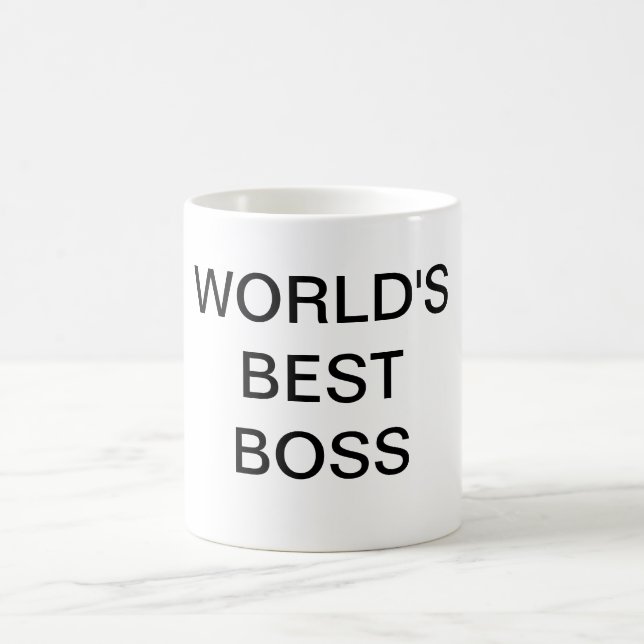 World's Best Boss Mug (Center)
