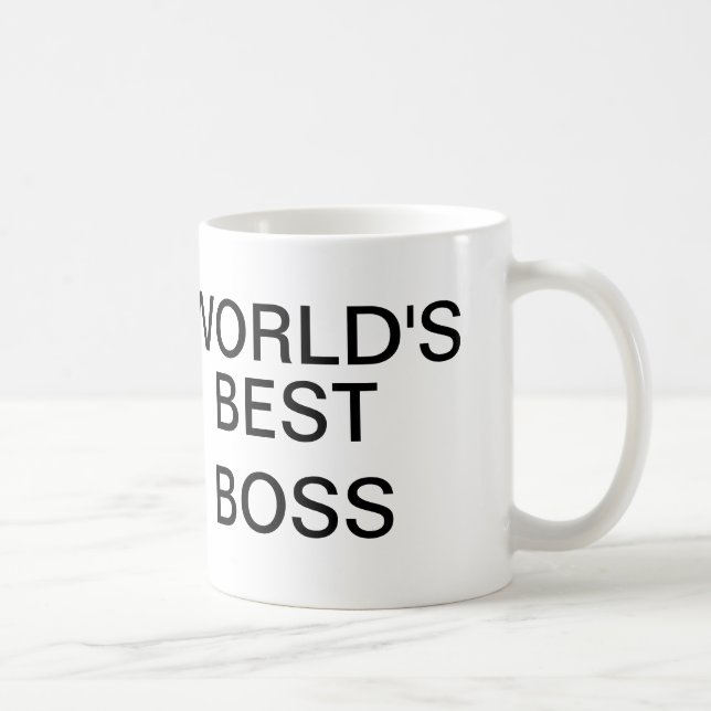 World's Best Boss Mug (Right)