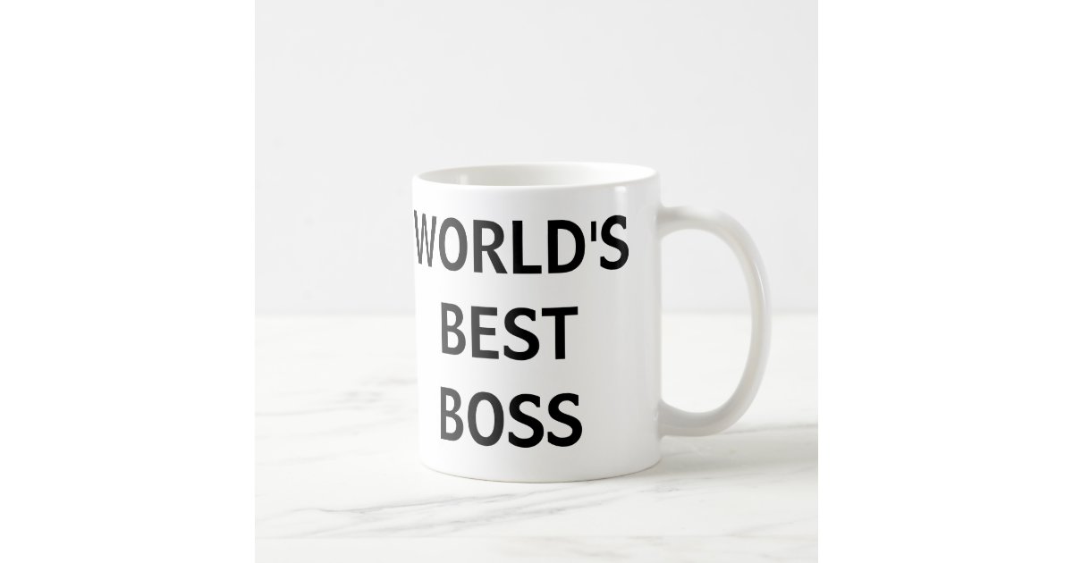 WORLD'S BEST BOSS - The Office Mug | Zazzle.ca