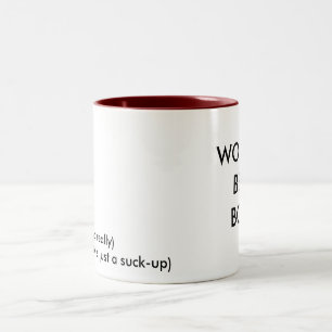 WORLD'S BEST BOSS Two-Tone COFFEE MUG