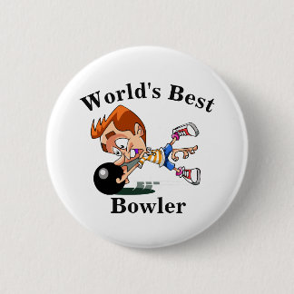 World's Best Bowler 2 Inch Round Button