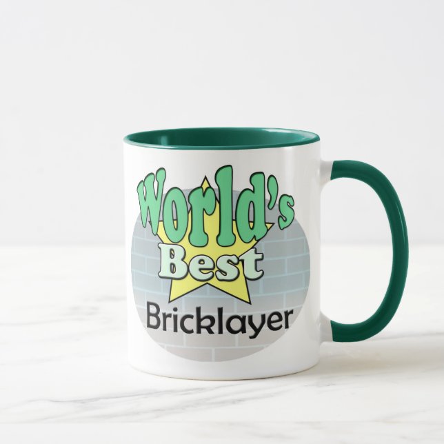 World's Best Bricklayer Mug (Right)