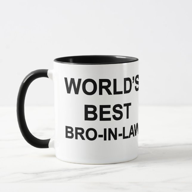 World's Best Bro-In-Law Mug (Left)
