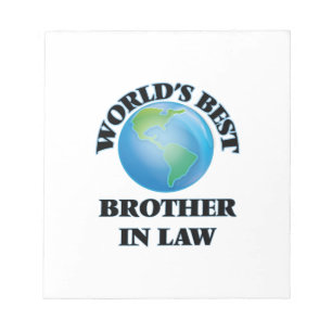 World's Best Brother-in-Law Notepad
