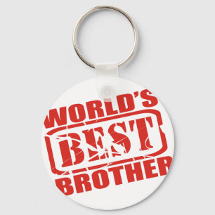 World's Best Brother Keychain