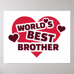 World's best brother poster