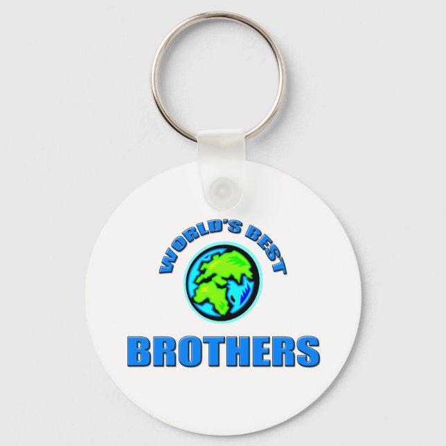 World's Best Brothers Keychain (Front)