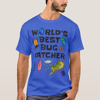 Worlds Best Bug Catcher Beetle Hunter Collector T-Shirt