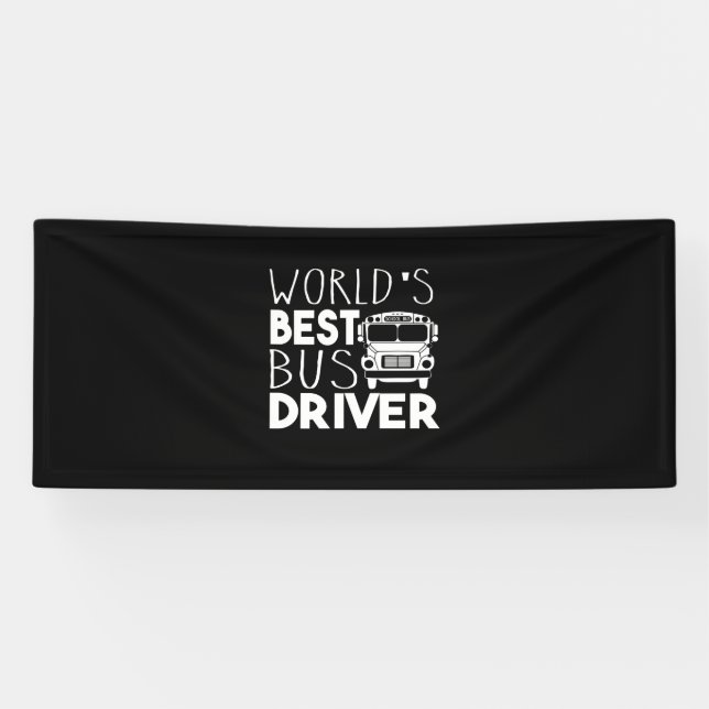World's Best Bus Driver Banner (Horizontal)