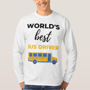 World's Best Bus Driver bl T-Shirt