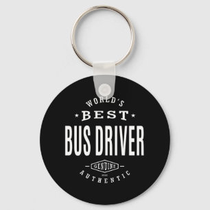 World's Best Bus Driver Keychain