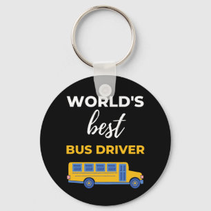World's Best Bus Driver Keychain