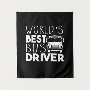 World's Best Bus Driver Tapestry