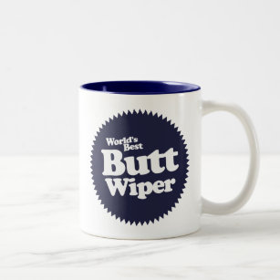 World's Best Butt Wiper Nurse CNA RNA Two-Tone Coffee Mug