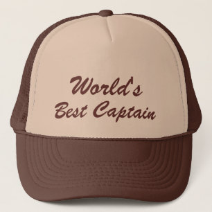 Worlds Best Captain Trucker Hat