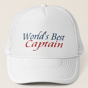 Worlds Best Captain Trucker Hat