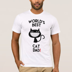 World's best cat dad! Fun T-Shirt