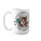 World's Best Cat Dad Personalized Pet Photo