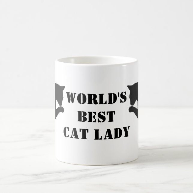 World's Best Cat Lady Coffee Mug (Center)