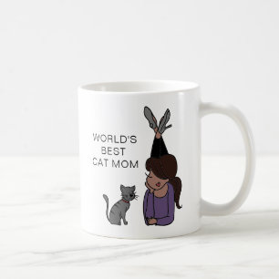 World's Best Cat Mom Coffee Mug