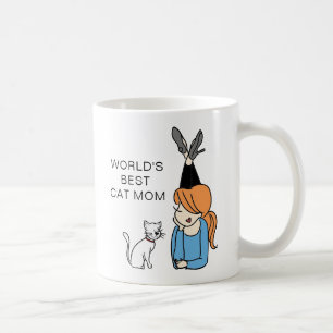 World's Best Cat Mom Coffee Mug