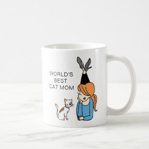 World's Best Cat Mom Coffee Mug