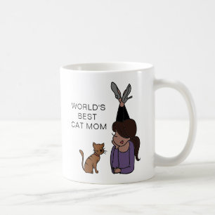 World's Best Cat Mom Coffee Mug