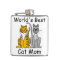 World's Best Cat Mom Flasks
