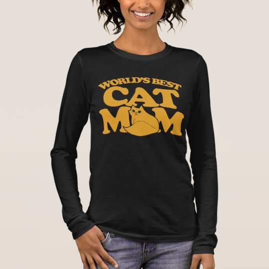 World's Best Cat mom Long Sleeve T-Shirt