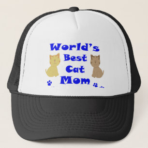 World's Best Cat Mom Trucker Hat