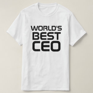 World's Best CEO Personalized Gift for CEO Boss T-Shirt