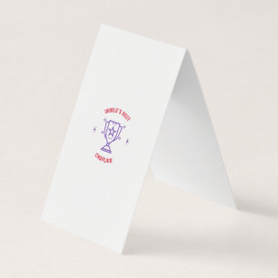 World's best chaplain business card