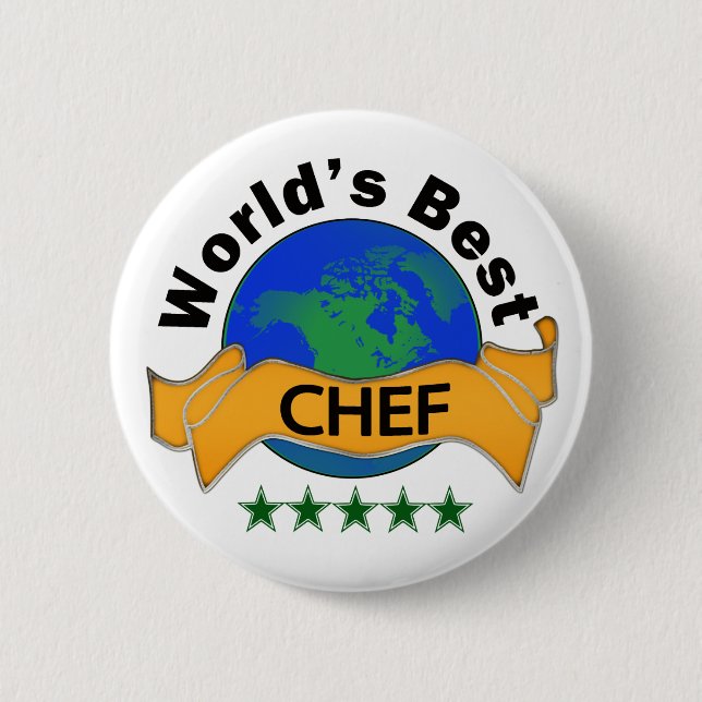 World's Best Chef 2 Inch Round Button (Front)