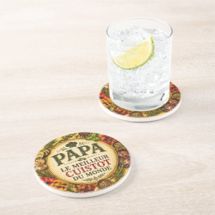 World's Best Chef Dad Coaster