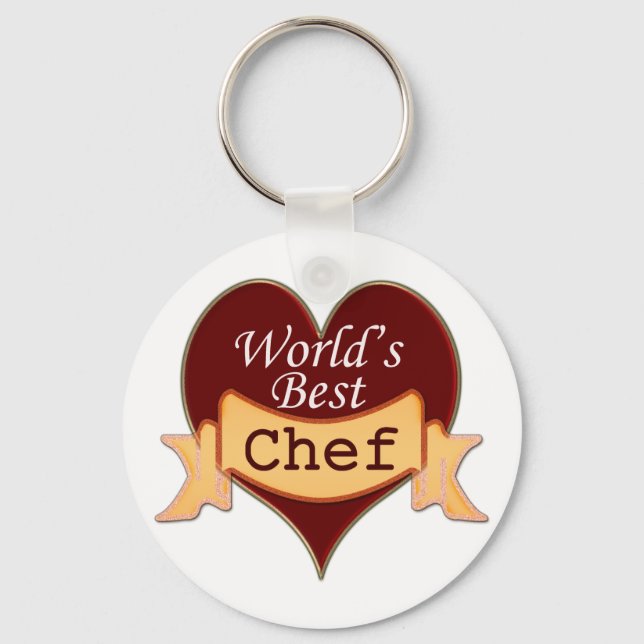 World's Best Chef Keychain (Front)