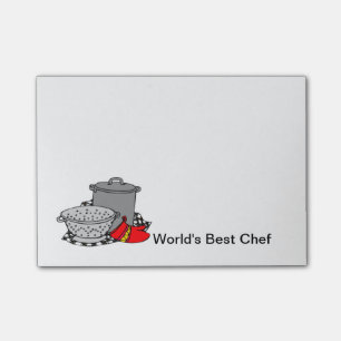 World's Best Chef Post-it Notes