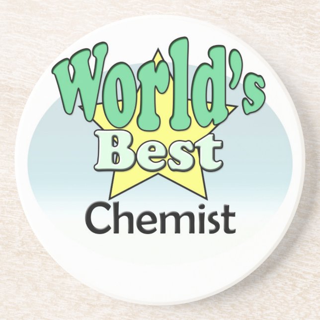 World's best Chemist Coaster (Front)