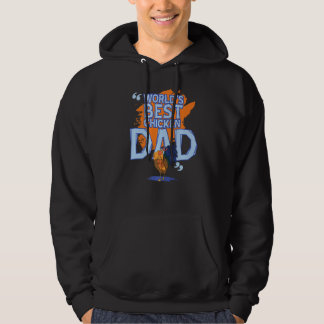 World's Best Chicken Dad Funny Chicken Love 1 Hoodie