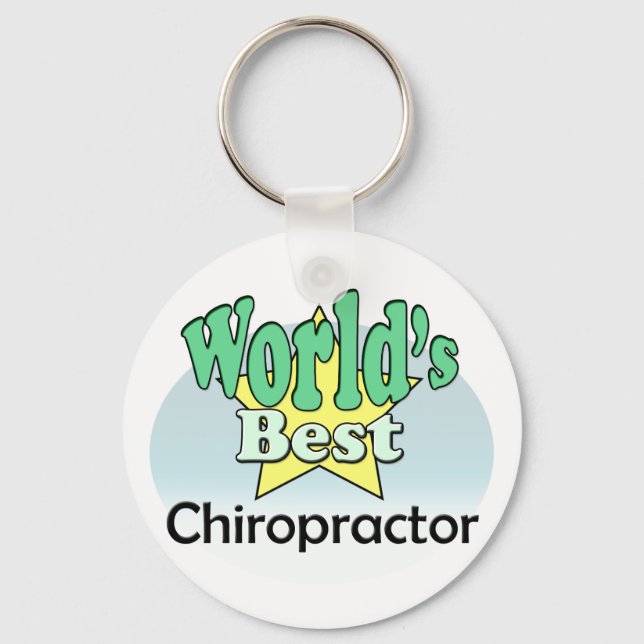 World's Best Chiropractor Keychain (Front)