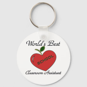 World's Best Classroom Assistant Keychain