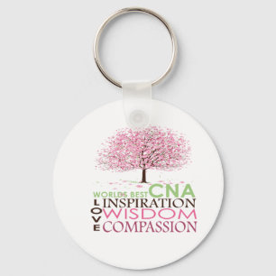 World's Best CNA Gifts Keychain