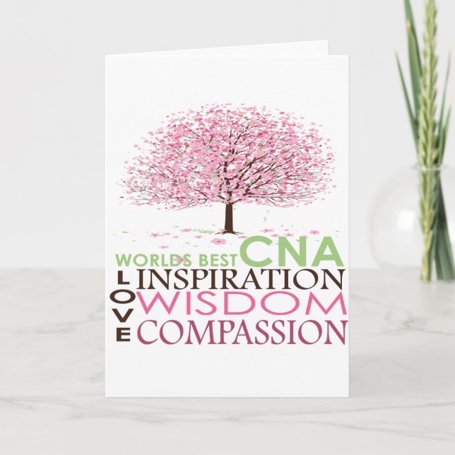 World's Best CNA Greeting Cards (Front)