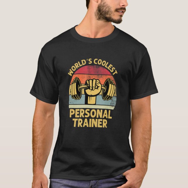 Worlds Best Coolest Personal Trainer Gym Traning M T-Shirt (Front)