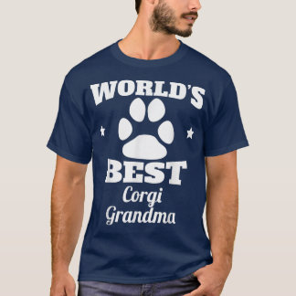 World's Best Corgi Grandma Dog Lover T-Shirt