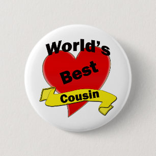 World's Best Cousin 2 Inch Round Button